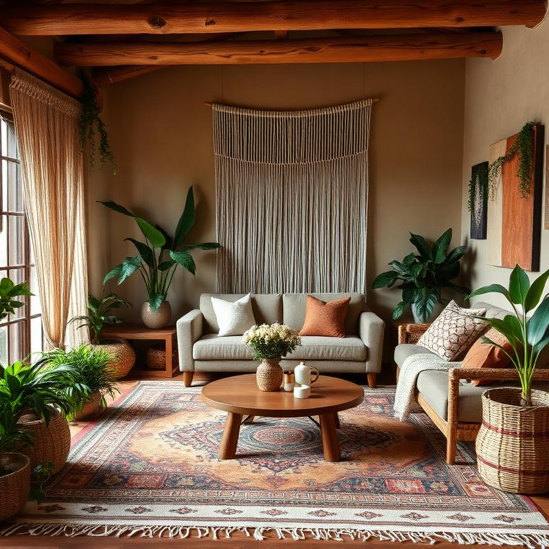 Boho interior style