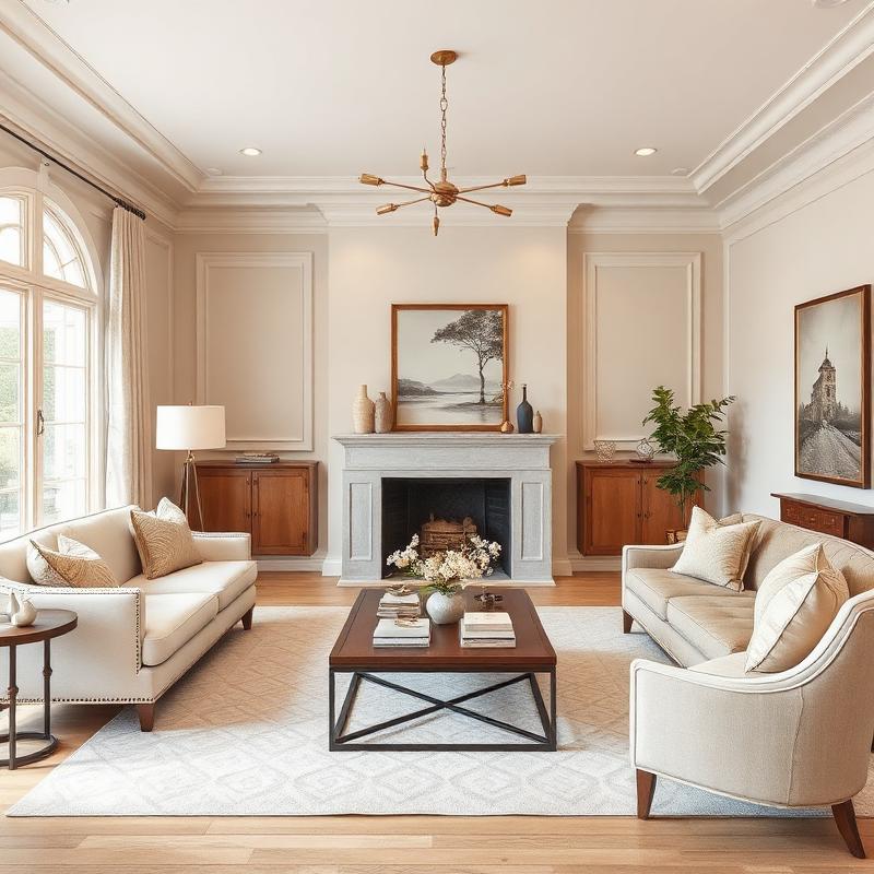 Transitional interior style
